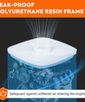 Leak-proof polyurethane resin frame with engine illustration, part of Beefed Up Repower Tune Up Kit With Air Filter And Fuel Filter For Echo SRM210 SRM225 Trimmers And PB Series Blowers Includes GT200 GT225 PAS225 ES210 ES250 Models Maintenance Kit.