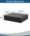Product dimensions of Modular Overland Rugged Drawer Toolbox For Jeep Wrangler JK JL Unlimited 4 Door And Ford Bronco 4 Door