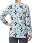 Moisture Wicking Scrub Jacket For Women With Pockets Snap Front Easy On Off Panda Print Perfect For Pet Care And Pediatrics With Relaxed Fit