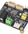 Serial Bus Servo Driver Board With Integrated Power Supply And Control Circuit For ST And SC Serial Bus Servos, showing connectors