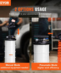 Heavy Duty 6.5 Liter Oil Extractor Pump Featuring Pneumatic And Manual Modes To Drain Motor Fluids Fast On The Shop Floor This Smooth Operator shows manual and pneumatic modes for efficient fluid extraction.