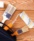 No Fuss 20 Piece Paint Roller Cover Set With Ergonomic Handle For Doors And Walls Loaded With Multi Size Foam Heads, brushes and roller.