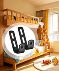 Top Shelf 4 Pack Bunk Bed Ladder Hook Brackets Crafted From Heavy Pvc Coated Stainless Steel Angled J Clips For Rv Replacement Hardware Parts Built Tough As Nails Guaranteed in a child's room.