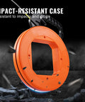 100 Foot Fiberglass Fish Tape 1/6 Inch Flexible Wire Puller in impact-resistant case designed for heavy-duty use.
