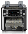 Mixed Denomination Money Counter With Counterfeit Detection, Touch Screen, And 2CIS UV MG IR DD DBL HLF CHN Sensors
