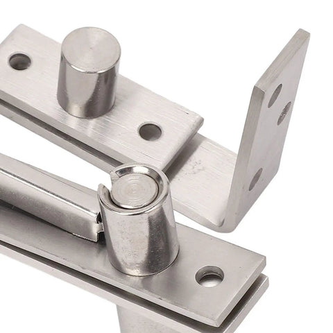 Heavy Duty Concealed Door Pivot Hinge, Stainless Steel, 180 Degree Rotation, 300 Lb Load, Adjustable Extension detail view
