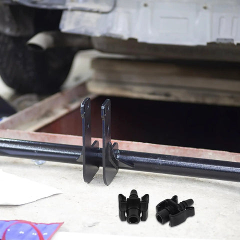 Badass Heavy Duty Quick Connect Heater Hose Connector For Radiators And Aux Tanks Heat Resistant Coolant Fitting displayed on workbench.
