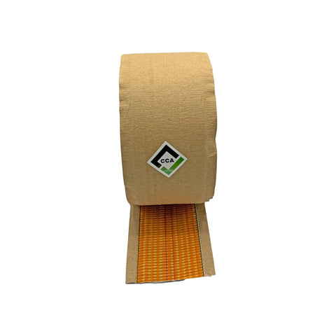 Roll of Red Stitch Carpet Joining Tape for Seamless Carpets, Crepe-Back 4 Inch by 66 Feet, with 11 Beads Adhesive