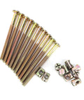 Durable M6 Bolts And Nuts Kit For Baby Cribs In Carbon Steel Hex Screws Set M6 40 60 80 90 100 150mm Includes Ten Bolts And Nuts