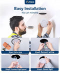 Installation steps for 12 Pack 4 Inch LED Recessed Lights With 3 CCT Selectable 3000K 4000K 5000K Ultra Thin Slim Downlights
