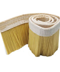 Professional Grade Yellow Nylon Strip Vacuum Brush For CNC Router And Milling Machine Solid 1M X 100Mm rolled vacuum brush with soft nylon bristles.