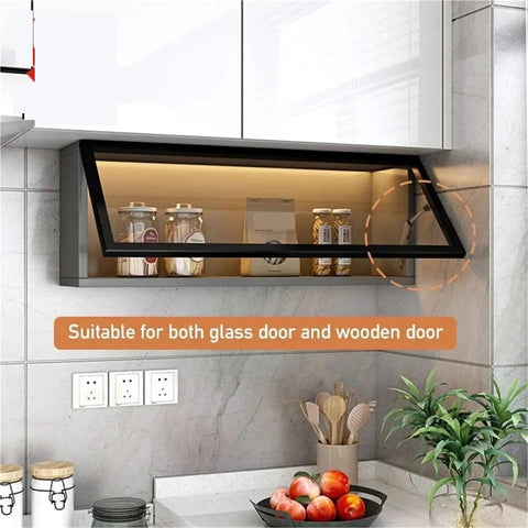 Heavy Duty Hydraulic Adjustable Door Hinge With Silent Operation For Interior And Exterior Doors Built To Last, Smooth Close, Easy Install, Tough As Nails Hardware For High Traffic Entryways on kitchen cabinet door