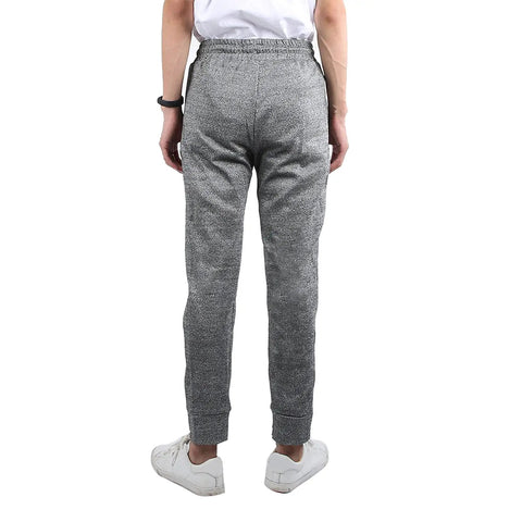 Back view of Rugged Outdoor Anti-Cut Pants For Men With 5-Level Cut Protection in XL, showcasing lightweight pure color trousers.