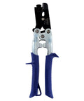 J Channel Notcher And Siding Cutter Combo Tool For Vinyl And Aluminum, Two Tools In One, punches nail hole slot, built tough, blue handle