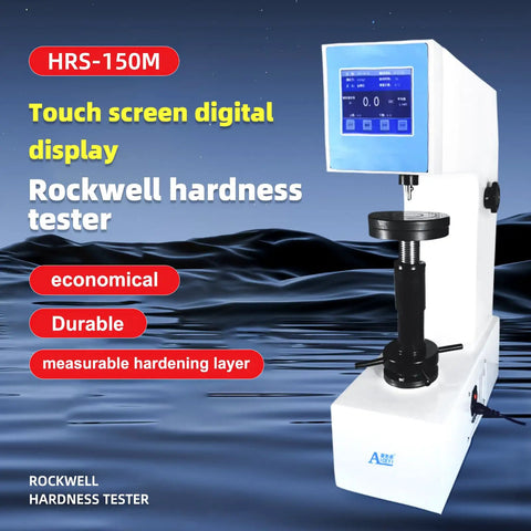 Heavy Duty Rockwell Hardness Tester Featuring A Smooth Touch Screen Interface For Testing Steel And Aluminum, ergonomic design.