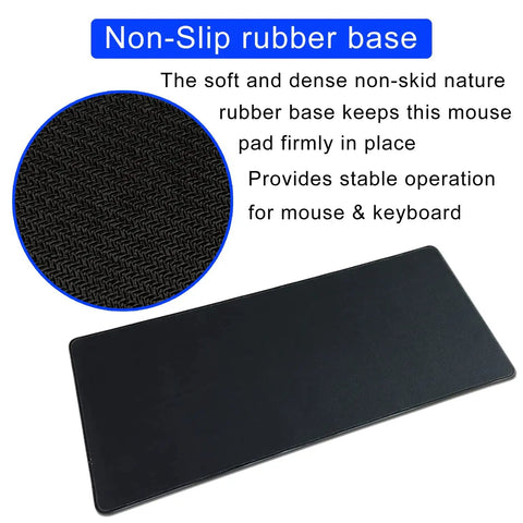 Large Floral Mouse Pad Desk Mat For Game Ready Gaming And Office Setup 70 By 30 Cm Non Slip Rubber Base With Stitched Edges
