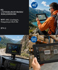 Kickass Rugged Windows 11 Pro Tablet With 10 Inch Sunlight Display And Quick N100 Chip Packed With 8 GB Ram plus 2D Scanner outdoors