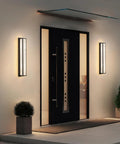 Slick 18W Outdoor Wall Light Modern Exterior Fixture IP65 Waterproof Sconce For Front Door Porch Patio Garage 23.6 Inch Wide