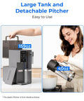 Mineral Rich A2G Countertop Reverse Osmosis System With Hot And Cold Water On Tap showing large and detachable pitcher.