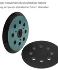 5 Inch 8 Hole Hook And Loop Sander Pad Replacement For Orbital Sanders With Dust Collection Screw On Install Protects Disc