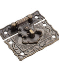 Old School Antique Style Wood Box Hasp Lock Toggle Latch For Jewelry Boxes Cabinets And Drawers Zinc Alloy Decorative Hardware 1pc