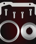 Front And Rear Cover Billet Alignment Tool And Oil Pan Alignment Tool Kit For LS Series Engines components displayed