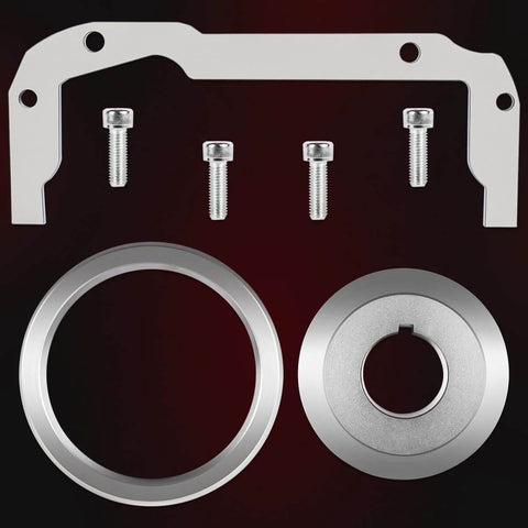Front And Rear Cover Billet Alignment Tool And Oil Pan Alignment Tool Kit For LS Series Engines components displayed