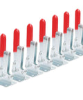 Built Tough Quick Toggle Clamp Set For Woodworking And Metalworking Vertical Workholding Fixture With Reinforcing Ribs Galvanized Iron Construction