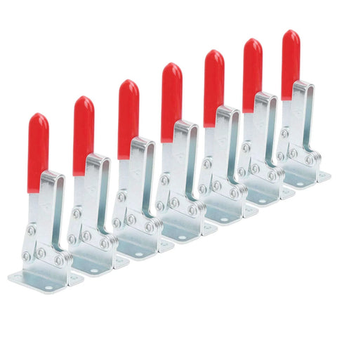 Built Tough Quick Toggle Clamp Set For Woodworking And Metalworking Vertical Workholding Fixture With Reinforcing Ribs Galvanized Iron Construction