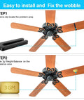 Ceiling Fan Balancing Kit With 20 Pieces And 5 High Calibration Blade Balance Tools, 5 Resilient Clips And 15 Self Adhesive 3G Weights To Stop The Wobble