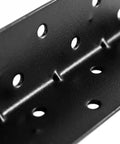 Close-up of 10Pcs Carbon Steel L Brackets Set With Mounting Screws For Cabinets Tables Chairs And Shelves 90 Degree Right Angle Corner Braces