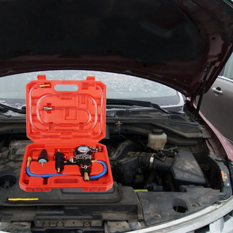 Professional Coolant Vacuum Refill Kit And Leakage Detector Tool For Efficient Engine Maintenance Bleeding Air With Seamless Pressurization Performance Versatile For Various Automotive Repair Needs