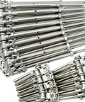 Beefy Heavy Duty Steel Cable Railing Hardware Kit For 1/8 Inch Stainless Steel Cable Deck Railing System On Wood Posts