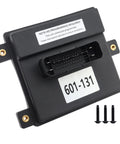 Fuel Pump Driver Module 601-131 Replacement 13500747 For GMC Yukon Sierra Savana 1500 Canyon Tahoe Suburban Silverado 1500 Colorado Avalanche 2010-2012 Plug N Play Also Fits Cadillac CTS Escalade Buick LaCrosse Regal Saturn Vue Hummer H3 H3T, front view with mounting screws