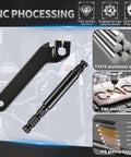 2Pc Stainless Steel Inner Shifter Lever Shaft Kit For Harley Touring 1984 2016 Road King Electra Glide Street Glide Ultra Limited Black Built To Last And Ready For Any Ride Replacement For 33709 82A And 33718 82B black shaft and lever