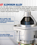 Starter Motor Replacement Easy Install Plug And Play Fit For 13HP 420cc Engines cast aluminum alloy close-up