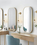 Mid Century Modern Globe Wall Sconce In Brushed Brass Gold With Clear Glass Bubble Ball Bathroom Vanity Bedside Light Fixture