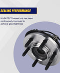 Wheel Bearing And Hub Assembly 515143 For Ford Expedition F150 Lincoln Navigator 2011 To 2014 Front RWD 6 Lug With ABS Replacement Front Wheel Hub Fits 6 Lug Trucks, showing sealing performance details.