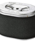 Honda Air Filter 17210 Z4M 821 Replacement for GX120 GX140 GX160 GX200 Engines, shown from side view, black foam exterior.