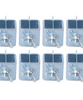 Durable 8 Pack Butt Welding Clamps Made From Galvanized Steel To Clamp Sheet Metal Car Doors And Floor Panels For Super Strong Weld Repairs That Stick Like Glue.