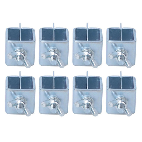 Durable 8 Pack Butt Welding Clamps Made From Galvanized Steel To Clamp Sheet Metal Car Doors And Floor Panels For Super Strong Weld Repairs That Stick Like Glue.
