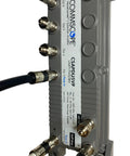 Coaxial splitter with ports using Coax Cable End Terminator Caps 75 Ohm F Type For Unused Ports On Splitters Wall Plates Satellite Dishes And Antennas 2 Pack Keeps Your Signal Solid And Interference Free