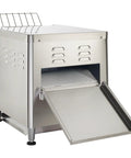 High Speed Commercial Conveyor Toaster ECT 300 with adjustable speed dial, dual top and bottom heating, front view