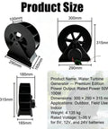 Low Speed Water Turbine Generator For Outdoor Rivers And Canals, Efficient Hydro Power Solution For Off-Grid Energy, product dimensions