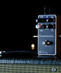 Compressor Plus Pedal For Electric Guitar With Release Switch tuned for single coils and humbuckers on amplifier in stage light