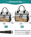 Desert Cowboy Themed Insulated Lunch Bag For Women Large Leakproof Cooler Tote Portable For Work Picnic Beach Camping