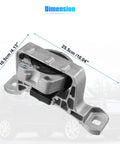 Right Engine Motor Mount For Mazda 3 2.0L L4 Gas 2004 2010 BP4S39060 with dimensions 25.5cm x 10.5cm
