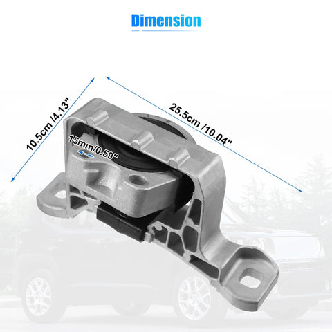 Right Engine Motor Mount For Mazda 3 2.0L L4 Gas 2004 2010 BP4S39060 with dimensions 25.5cm x 10.5cm