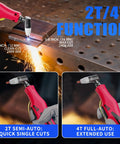 60A Plasma Cutter With Large LED Display And Dual 120V 240V IGBT Inverter Delivers Clean One Half Inch Cuts And Five Eighths Inch Max