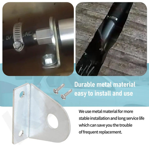 Remote Mount Vent Valve With Gas Line Kit For Gas Tanks Five Sixteenth Inch Barb Size External Rollover Check Valve with hardware